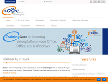 Tablet Screenshot of itcare.be