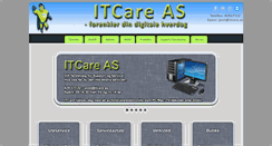 Desktop Screenshot of itcare.as