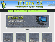 Tablet Screenshot of itcare.as